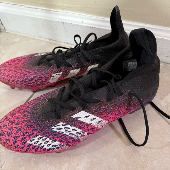 Pink and Black Soccer Cleats main image 7